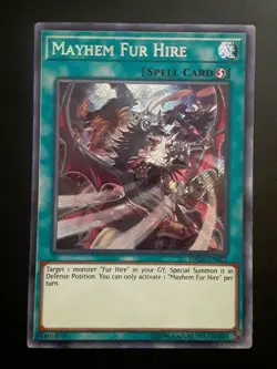 Yugioh Mayhem Fur Hire DASA-EN025 Secret Rare - Image 1