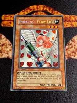 🔥YUGIOH • INJECTION OF FAIRY LILY • SECRET RARE • LOD-100 • 1st EDITION • VLP🔥 - Image 2