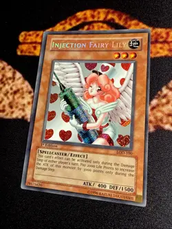 🔥YUGIOH • INJECTION OF FAIRY LILY • SECRET RARE • LOD-100 • 1st EDITION • VLP🔥 - Image 3