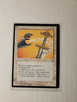 Disenchant - Ice Age - MTG Magic - Error Card - Miscut - Image 1