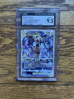 Zeraora VSTAR GG43/GG70 Alternate Art CGC 9.5 Mint+ Pokemon Card - Image 1