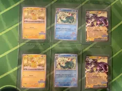 2 Sets of Pokemon TCG Illustration Contest 2024 Promo Cards (6 cards total) - B - Image 1