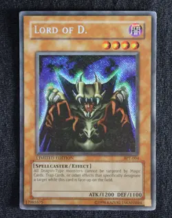 Lord of D. (Secret Rare, BPT-004, Limited Edition) [Lightly Played] Yugioh card - Image 1