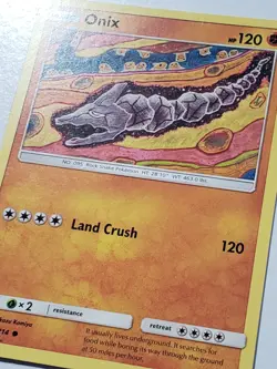 Onix 109/214 LP - B2G1F - Lost Thunder Pokemon Card - Tomokazu Komiya Art - Image 2