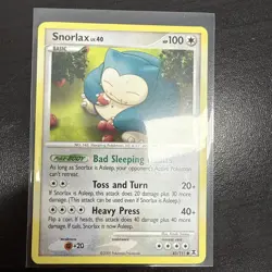 Snorlax - 81/111 - Pokemon Rising Rivals Non-Holo Card NM - Image 1