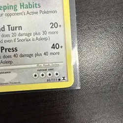 Snorlax - 81/111 - Pokemon Rising Rivals Non-Holo Card NM - Image 4