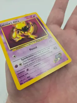 Sabrina's Abra 19/53 Wotc Promo Regular 2000 Pokemon Card NM - Image 4
