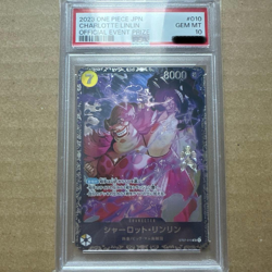 ONE PIECE PSA 10 Charlotte LinLin ST07-010 SR Parallel Flagship Promo Card Japan - Image 1