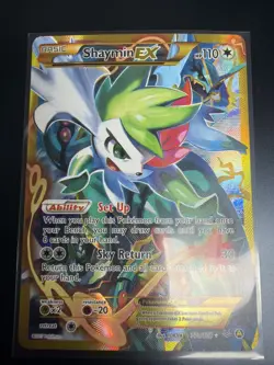 Shaymin EX 77a/108 XY Alternate Art Promo 2017 English Pokemon Card - Image 1