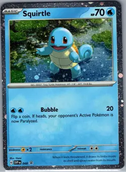 Squirtle - (Cosmos Holo) SVP 048 SV: Scarlet & Violet Promo - Pokemon Card - - Image 1
