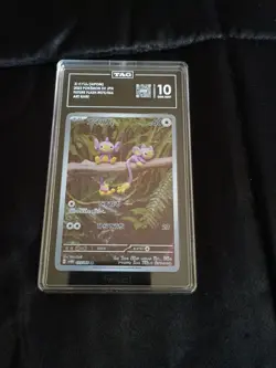Pokemon Card Gem Mint 10 Japanese 2023 Aipom 075/066 Art Rare Black Label - Image 1