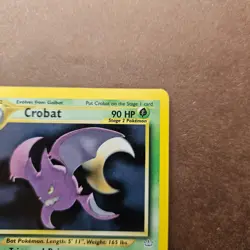 Crobat 4/64 Pokemon Neo Revelation Holo Rare Card - LP - Image 3