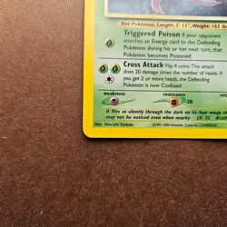 Crobat 4/64 Pokemon Neo Revelation Holo Rare Card - LP - Image 4