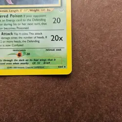 Crobat 4/64 Pokemon Neo Revelation Holo Rare Card - LP - Image 5