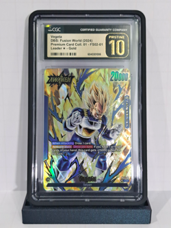 Vegeta - FS02-01 (Gold) - Fusion World Promo Cards - CGC 10 PRISTINE (Last One) - Image 1