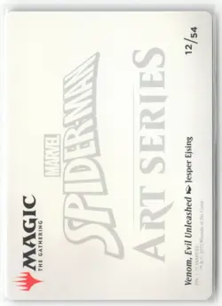 Venom, Evil Unleashed Art Card S Art Series: Marvel's Spider-Man 12 NM - Image 2