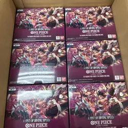 A FIST OF DIVINE SPEED OP11 Booster Box English SEALED One Piece Card Game - Image 1