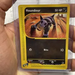 Pokemon Houndour 113/165 Non-Holo Expedition LP Lightly Played Vintage Card TCG - Image 1