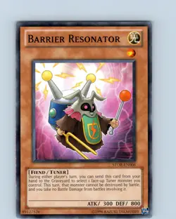 Yu-Gi-Oh TCG Barrier Resonator STOR-EN006 Unlimited Regular Common Card NM - Image 1