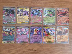 10x Pokemon TCG Ex Bundle Double Rare Holo Cards NM INC. Charizard ex 013/094 - Image 1