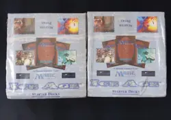 3x Box and shrink-wrap damage MTG Ice Age starter Deck box New Factory Sealed - Image 5
