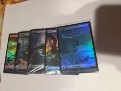 MTG * Basic Land (Full Art) FOIL Final Fantasy 1X (Each Color) read description - Image 1