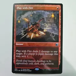MTG Play with Fire Innistrad: Midnight Hunt 390 Regular Promo - Image 2