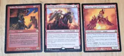 MTG 3x Rare Red Keldon Firebombers, Akroma Angel of Fury, Varchild Betrayer - Image 1