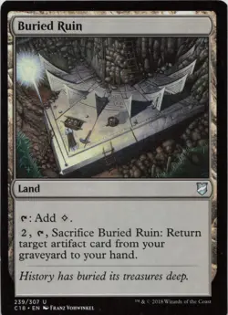 Buried Ruin U Commander 2018 239 - LP MTG - Image 1