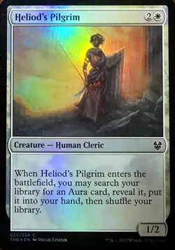 X 1 Heliod's Pilgrim FOIL NM-M Theros Beyond Death 020 MTG Magic The Gathering - Image 1