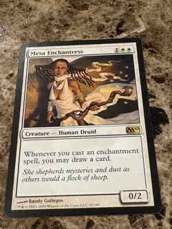 MESA ENCHANTRESS Magic MTG M10 Core Set LP - Image 1