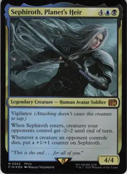 Sephiroth, Planet's Heir M FINAL FANTASY 553 NM MTG - Image 1