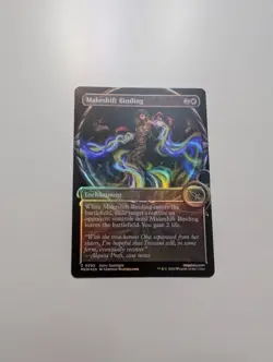 MTG - Makeshift Binding (Showcase Foil) - Murders at Karlov Manor NM/M Condition - Image 1