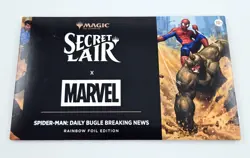 MTG Secret Lair x Marvel's Spider-Man: Daily Bugle Breaking News Rainbow Foil - Image 1
