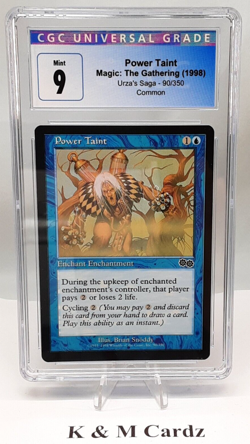 Power Taint - Urza's Saga - MTG - Graded - CGC 9.0 - Image 1