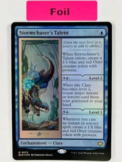1x MTG Stormchaser's Talent - (Foil) - Bloomburrow NM #075 - Image 1