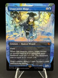 CHOCOBO Snapcaster Mage Borderless Chocobo Track Foil Magic Final Fantasy 469 - Image 1