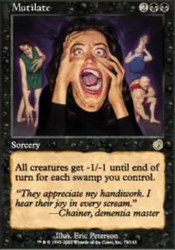 Moderate Play, English MTG Regular Mutilate Torment Magic the Gathering - Image 1