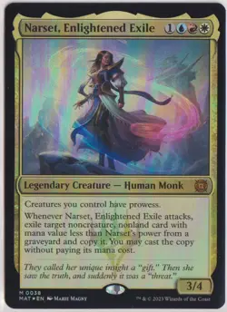 MTG Narset, Enlightened Exile March of the Machine: The Aftermath Foil - Image 1