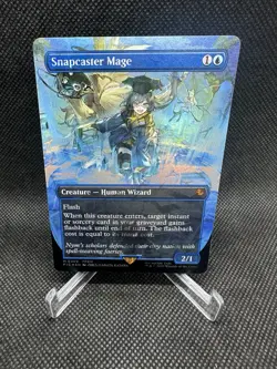 Snapcaster Mage (Borderless) Chocobo Track Foil - Final Fantasy x MTG - FIC 0469 - Image 1