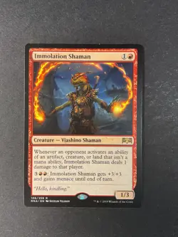 Immolation Shaman - Ravnica Allegiance - Magic the Gathering - MTG - Image 1