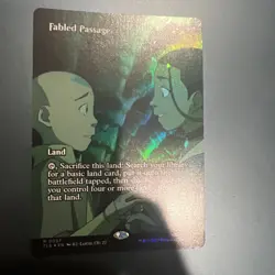 Fabled Passage (Borderless Foil) Mythic MTG Avatar Eternal - Image 1