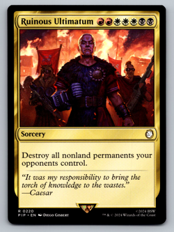 Ruinous Ultimatum R 0220 Universes Beyond: Fallout Regular - Image 1