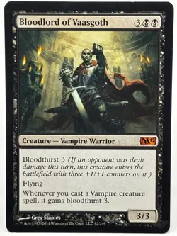 Bloodlord Of Vaasgoth LP/NM* Core Set 2012 M12 ENGLISH 82/249 mtg -UnltdCards - Image 1