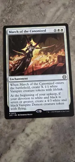 March of the Canonized Commander: the Lost Caverns of Ixalan Regular Enchantment - Image 1