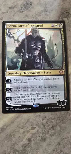 Sorin, Lord of Innistrad Commander: the Lost Caverns of Ixalan Regular Mythic - Image 1