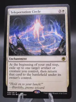 MTG Teleportation Circle Promo Adventures Forgoten Realms - Legendsonmain - Image 1