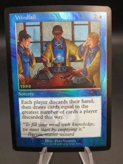 MTG Windfall - FOIL - 1998 - Legendsonmain - Image 1