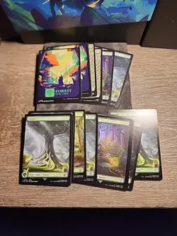 20 - Regular Art Lands Forest Mixed Set Magic The Gathering NM/M Random - Image 1