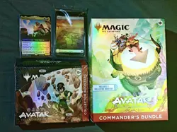 Avatar Collector Booster Box and Commander Bundle with Iroh Box Lunch Promo MTG - Image 1